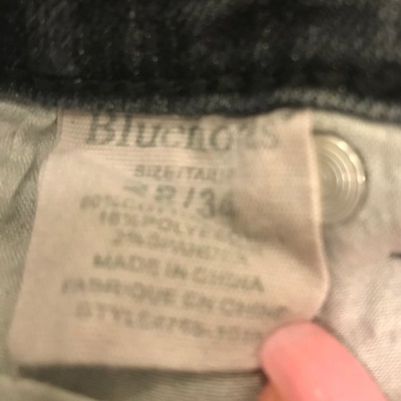 Bluenotes Casual Bootcut Grey Stretch Jeans - Picture 5 of 5